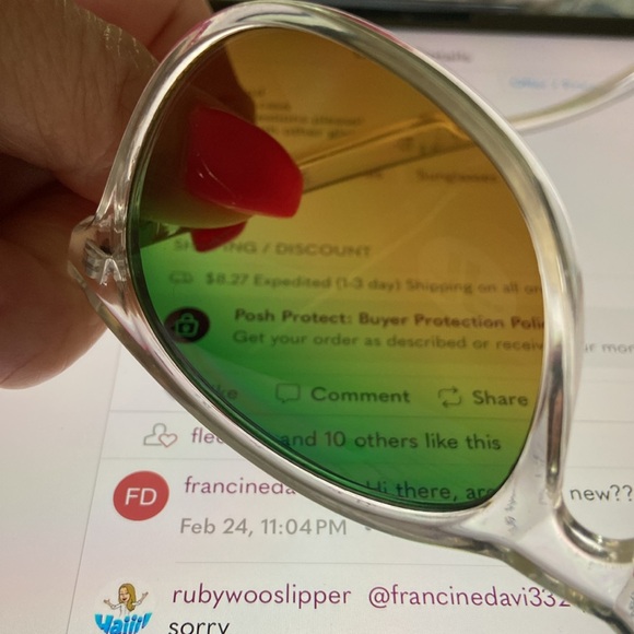 Clear frame sunglasses 🕶️ - Picture 14 of 15